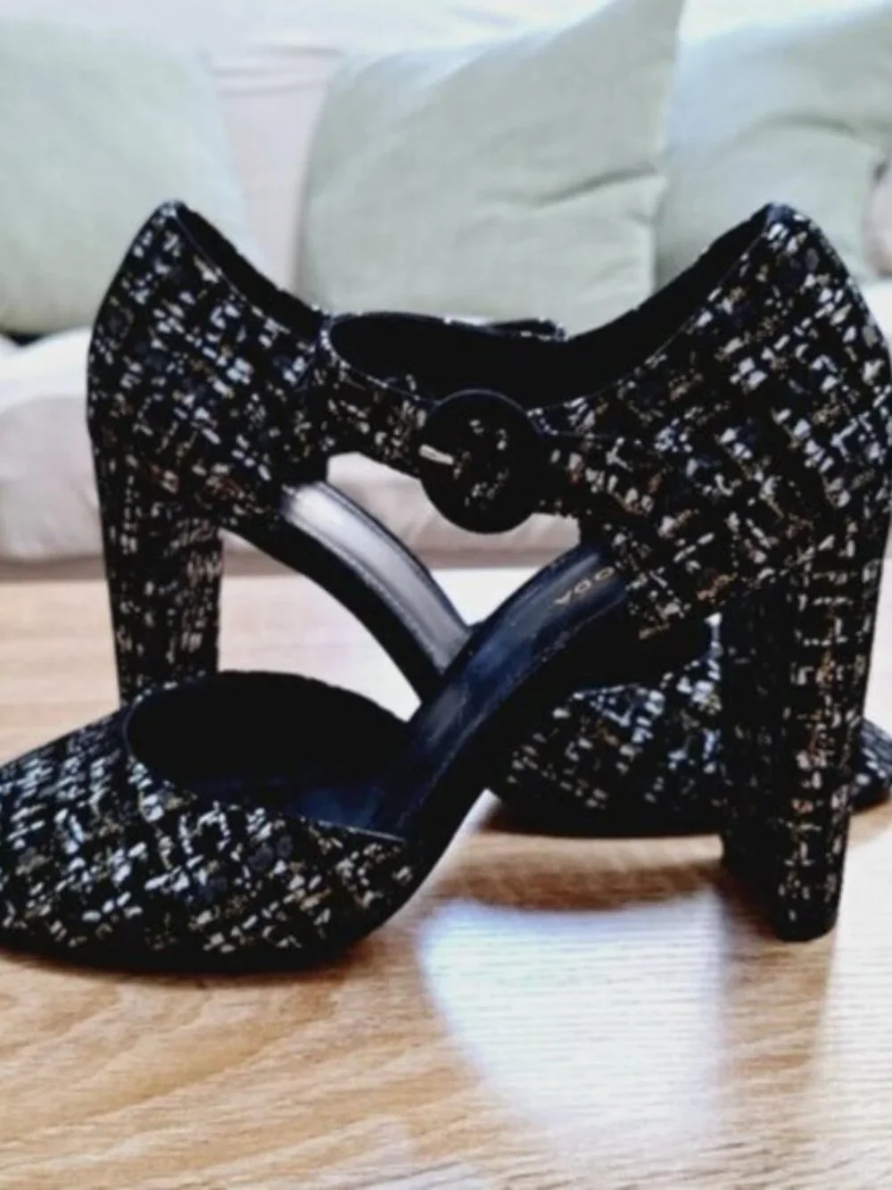 Pelle Moda Black Suede High Heel Women’s Size 9 1/2